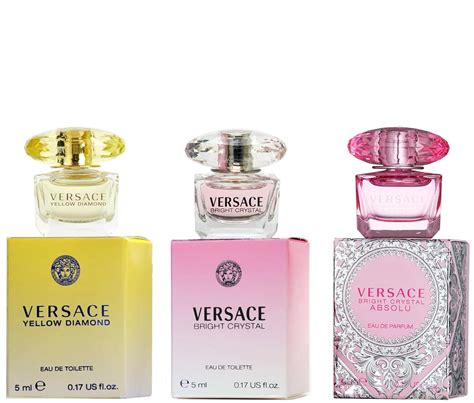 versace mini perfume set 3|Versace Miniature Variety Trio Collection Perfume Gift Set for .